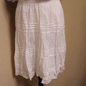 Elegant White Skirt